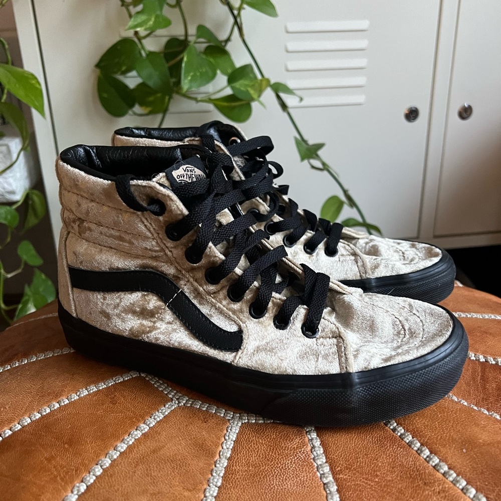 Vans Gold Velour Shoes